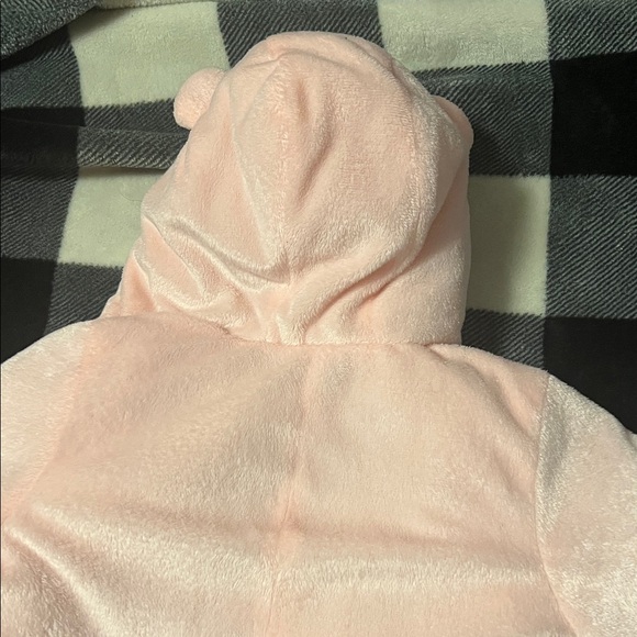 Carter's Pink Fleece One Piece Winter Suit with Bear Ears size 6-9 Months - Picture 12 of 16